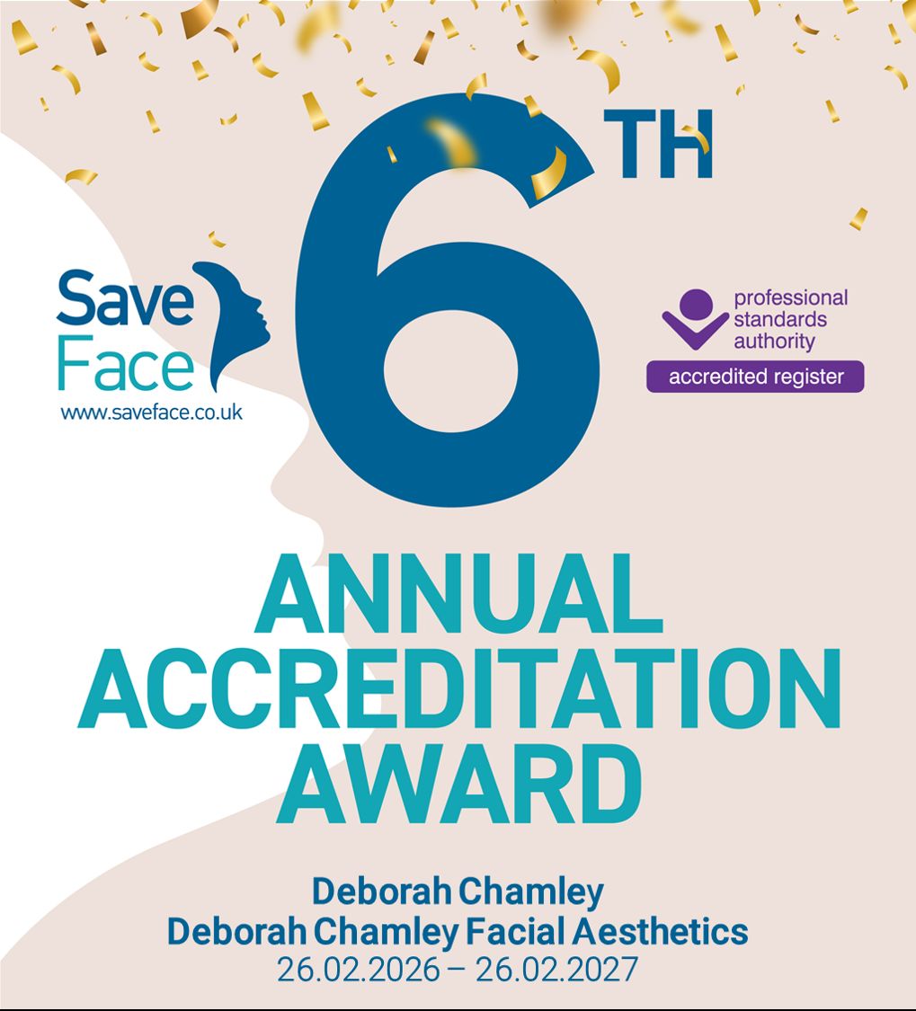 SaveFaceUK's tweet image. A big thank you to Deborah Chamley of Deborah Chamley Facial Aesthetics for renewing her Save Face accreditation for the 6th year running. Explore her accredited clinic here: buff.ly/iQuAZKK? 
#SixthYear #Cumbria #SaveFace #SafePractice #StaySafe #Injectables #Aesthetics