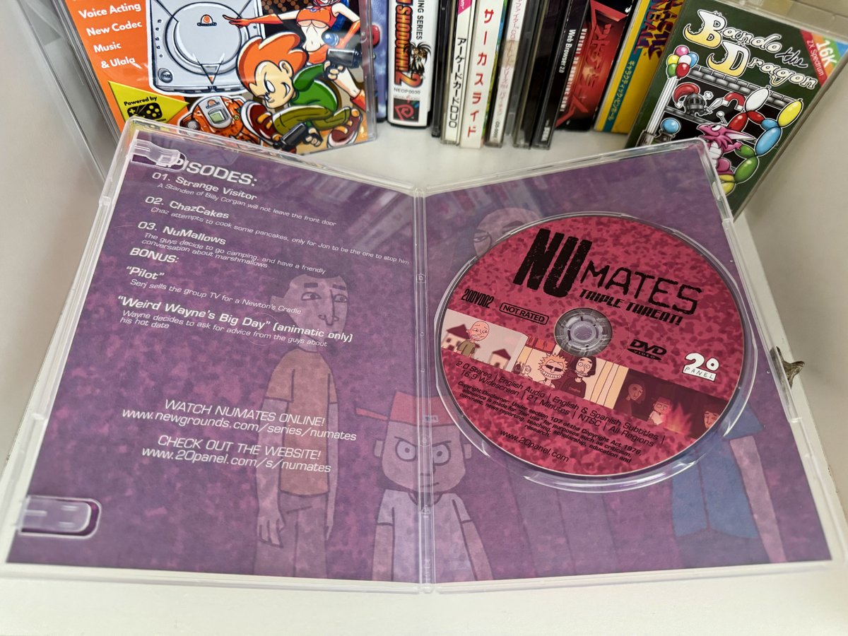 I got the NuMates DVD, and it's pretty sweet. It delivers the full DVD experience. <a href="/gtrevorjay/">Trevor Jay</a> and I left the menu on the TV for a while and were blown away by the nostalgia of a DVD left in menu mode for a while.

The menu is well put together. It has some cool extras too like
