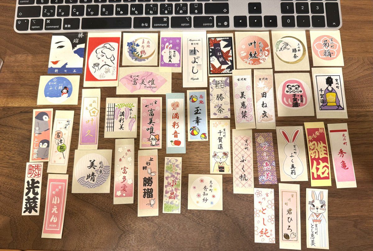 個性溢れる千社札を集めてみました。 これから作って贈られる方はご