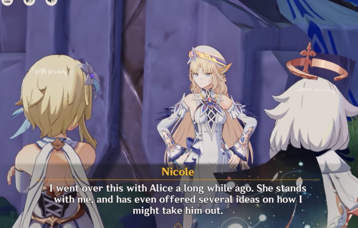 the idea that alice is that one friend that has to listen to nicole’s ramblings about this guy that she likes 😭 

#varcole