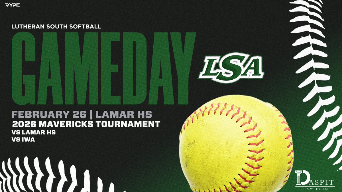 Lutheran South Academy Softball tweet media