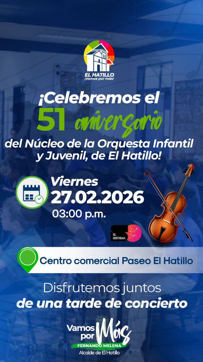 51 Aniversario del núcleo de la Orquesta infantil y juvenil, de El