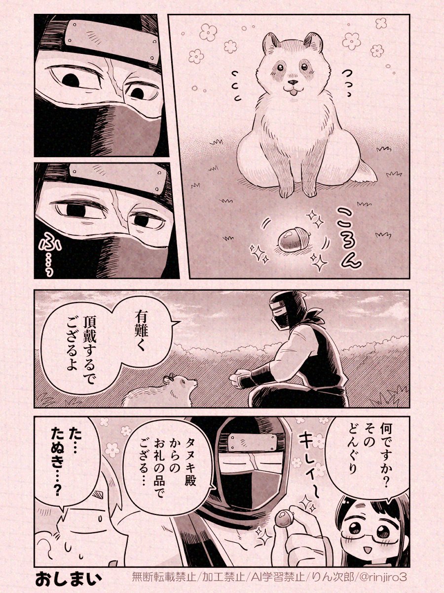 忍者さんとたぬき(3/3) 