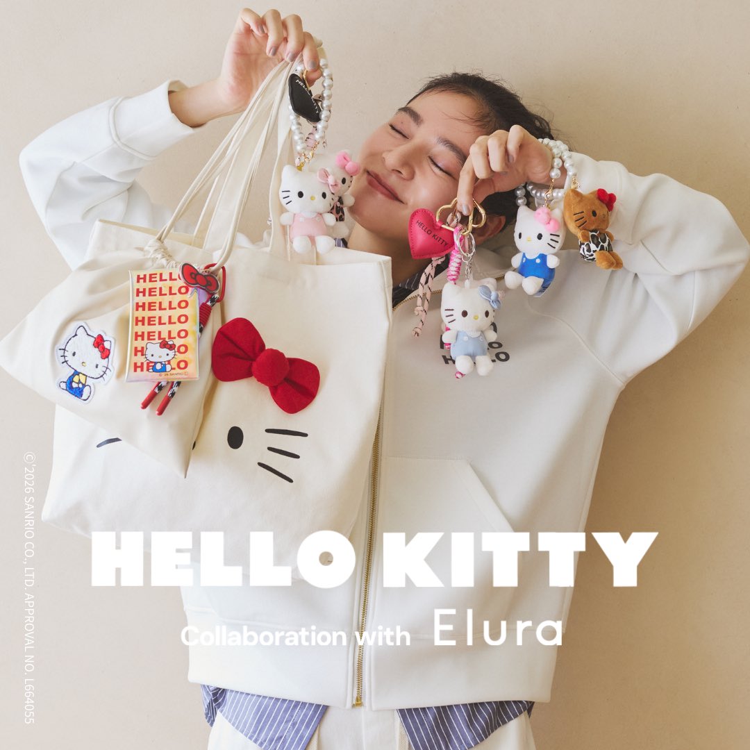 いよいよ明日発売✨ ＼ HELLO KITTY Collaboration with Elura 前回大