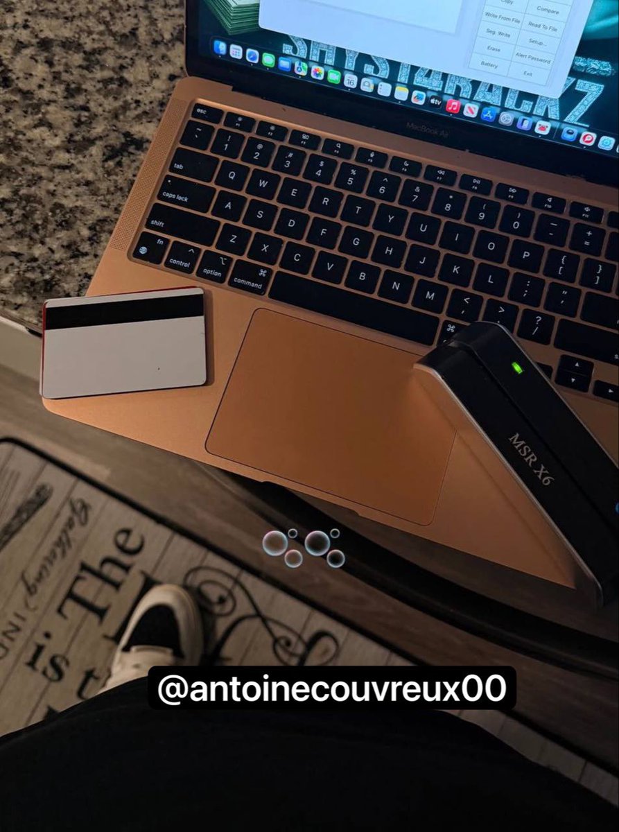 Servez-vous des cartes clonées pour arrondir vos fins de mois, accroître vos revenus et ne plus vous retrouvez dans une merde financière ❌.
La meilleure des publicités est un client satisfait ✅
Venez en privé ou 
Télégram ➡️@antoinecouvreux00
