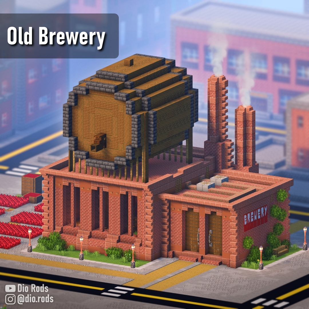 dio_rods's tweet image. A Minecraft Industrial Brewery! Full interior and filled with easy ideas to use 🔥🔥

NO Shaders  in the comments and a closer look of the build!

#minecraft建築コミュ #Minecraftbuilds #minecraftideas