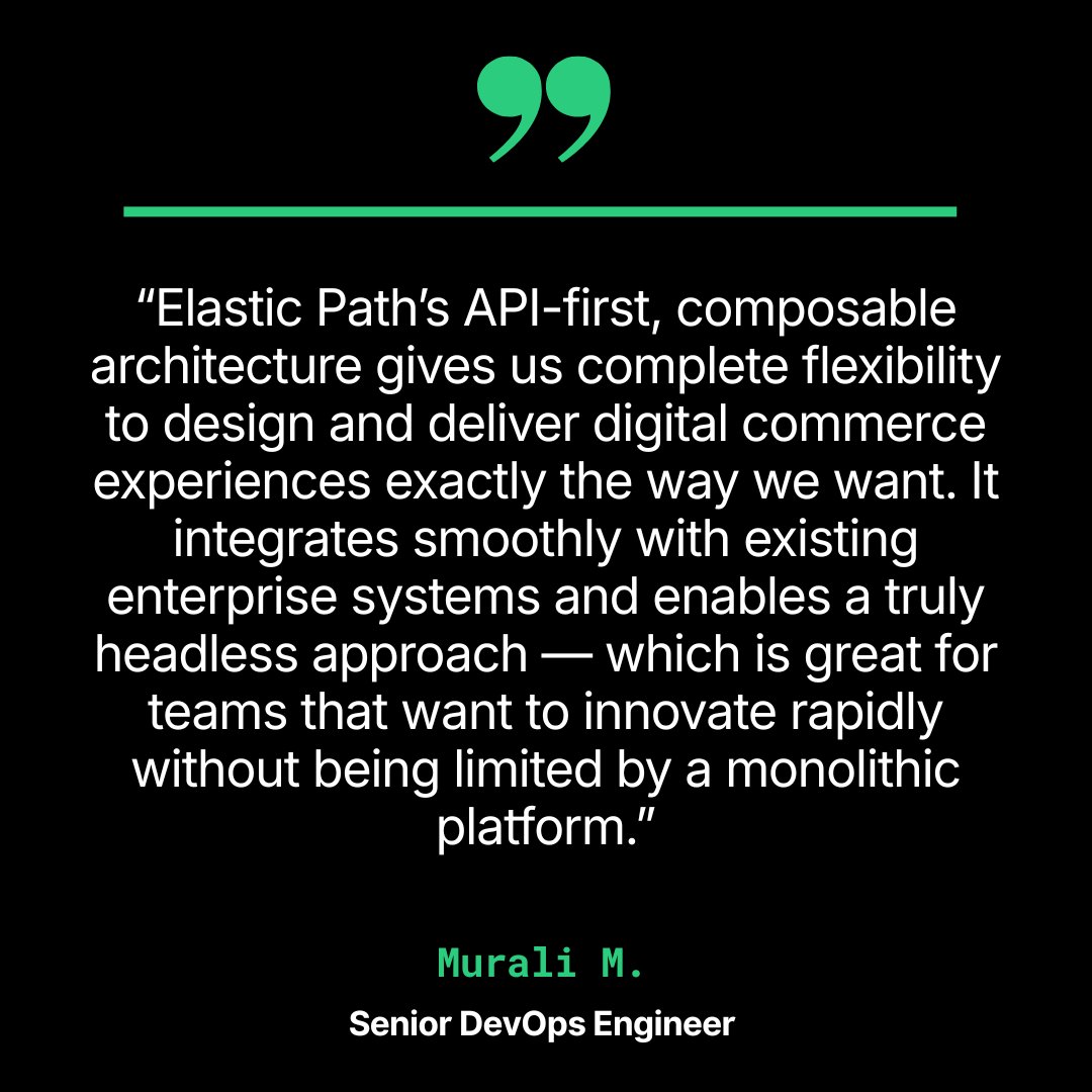 Elastic Path tweet media