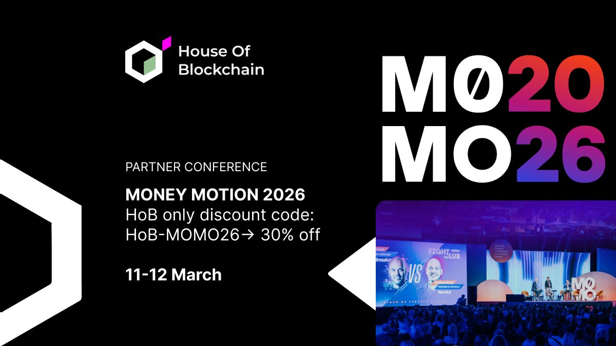 HoB_ZG's tweet photo. 𝗛𝗼𝗕 𝘅 𝗠𝗼𝗠𝗼 
Another Money Motion is in front of us, and our team is proud to be a partner of the conference once again!

To celebrate, we have prepare 30% discount for our community! 
1. Get ticket: https://t.co/jeXR6wrSgp 
2. Apply code: HOB-MOMO2026

See you there! https://t.co/tCXwkl5n7V