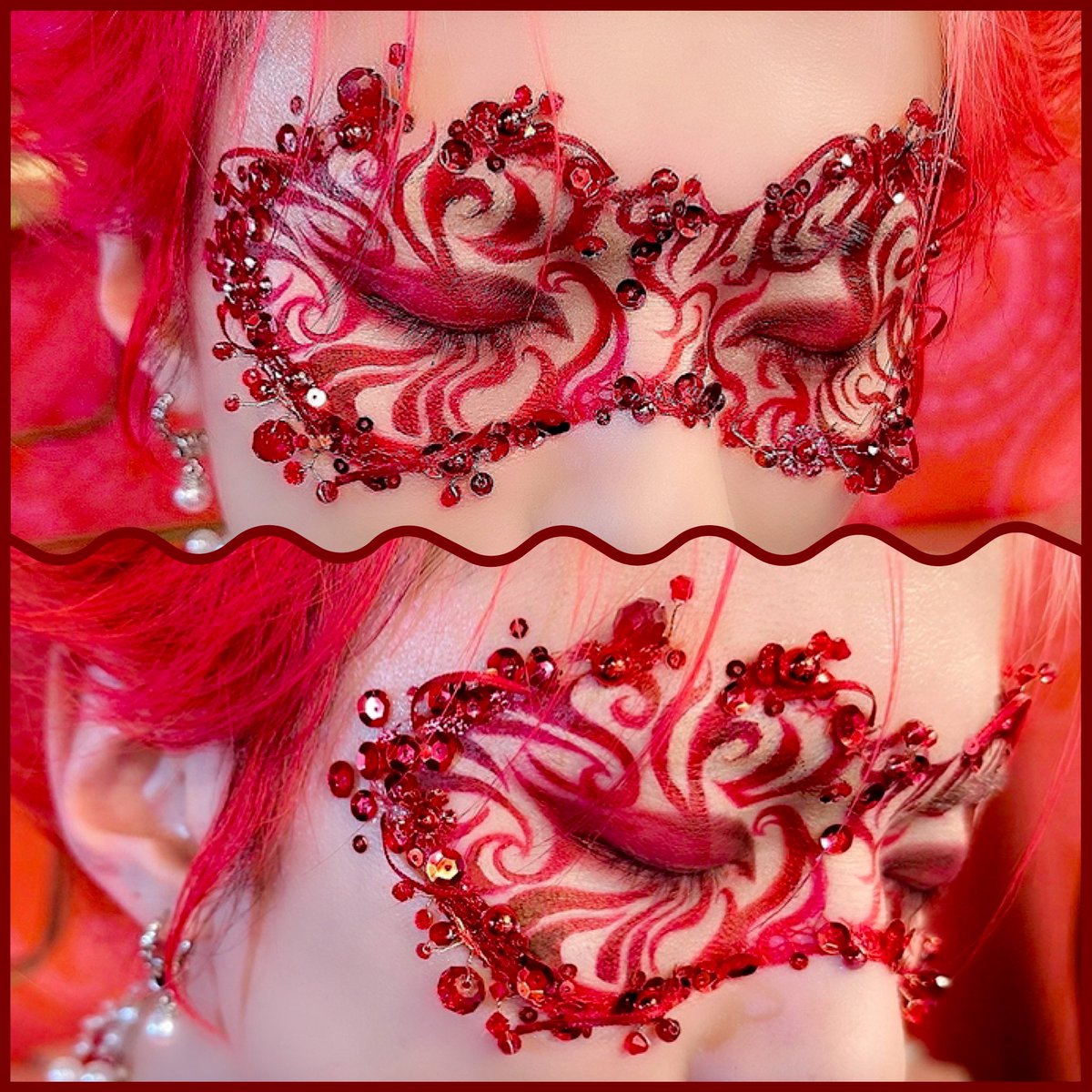 🎭MASKED 2026🎭 アルルカン 暁さんのヘアメイクに入らせていただき