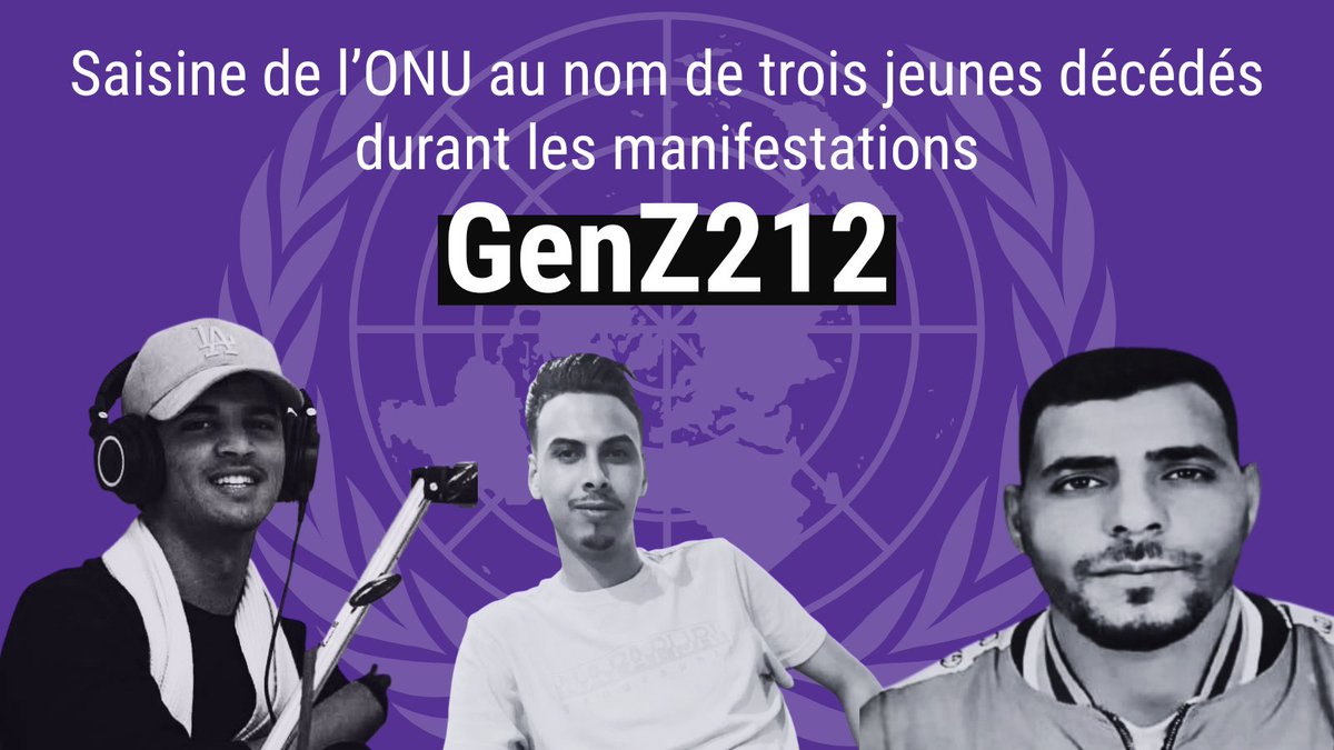 MENA_Rights's tweet image. 🚨🇲🇦 3 jeunes ont été tués le 1er oct 2025 après des tirs de la Gendarmerie royale pendant les manifestations #GenZ212.
⚖️ Aucune enquête indépendante ni responsable tenu pour compte à ce jour.
Nous avons saisi les Rapporteurs spéciaux des Nations unies.
menarights.org/en/articles/de…