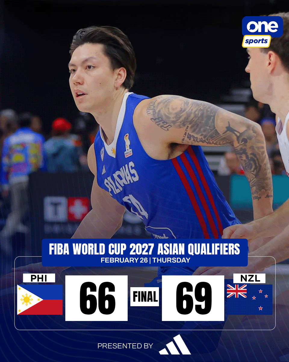 🇵🇭 66-69 🇳🇿 本日の「FIBAバスケットボールワールドカップ2027