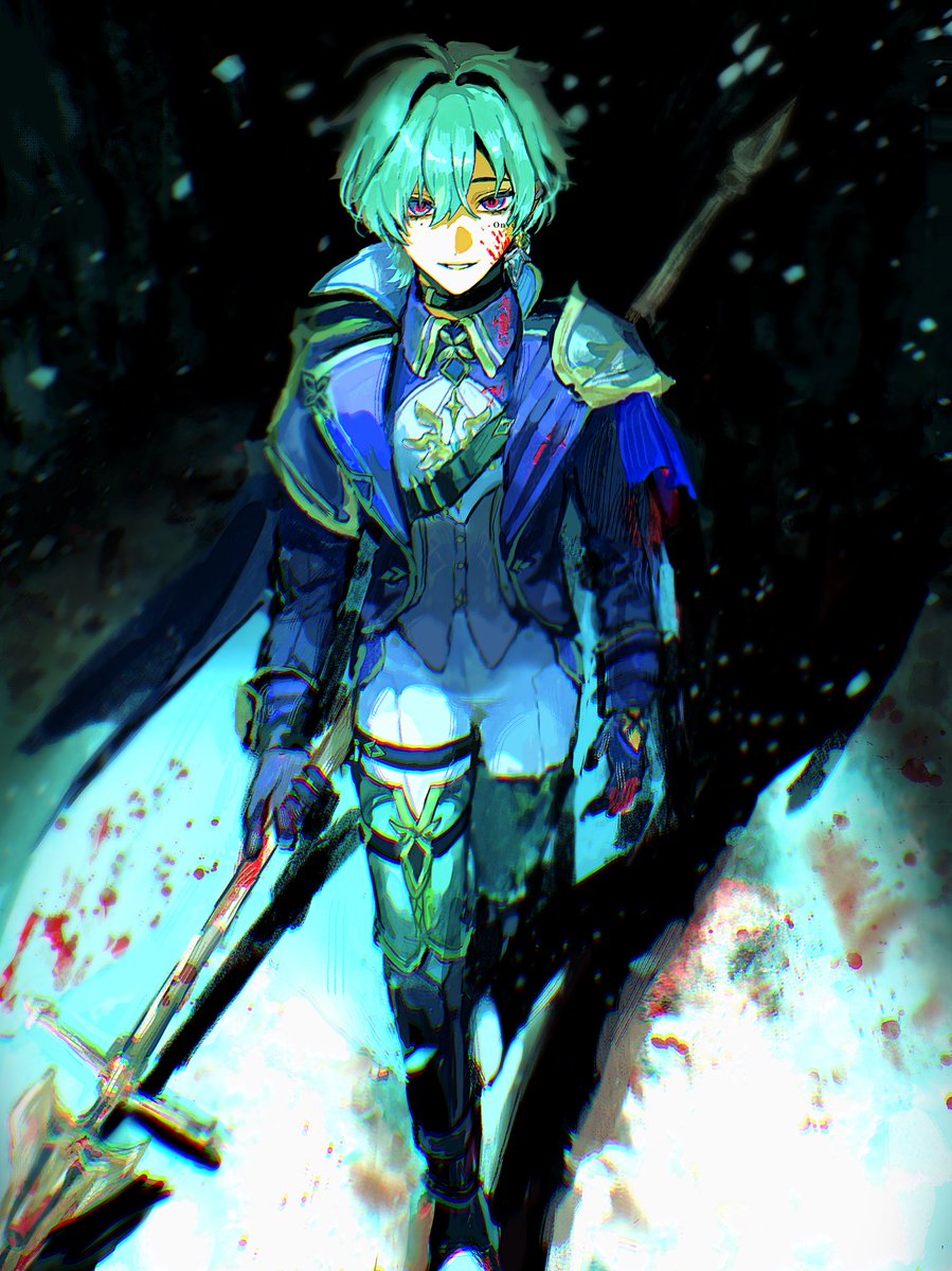 poyotyan_nero's tweet image. #Lohen

『Come on, struggle more. You’re no fun to break if you give up that easily.』
もっと抗えよ。あっさり折れたら面白くねぇだろ？