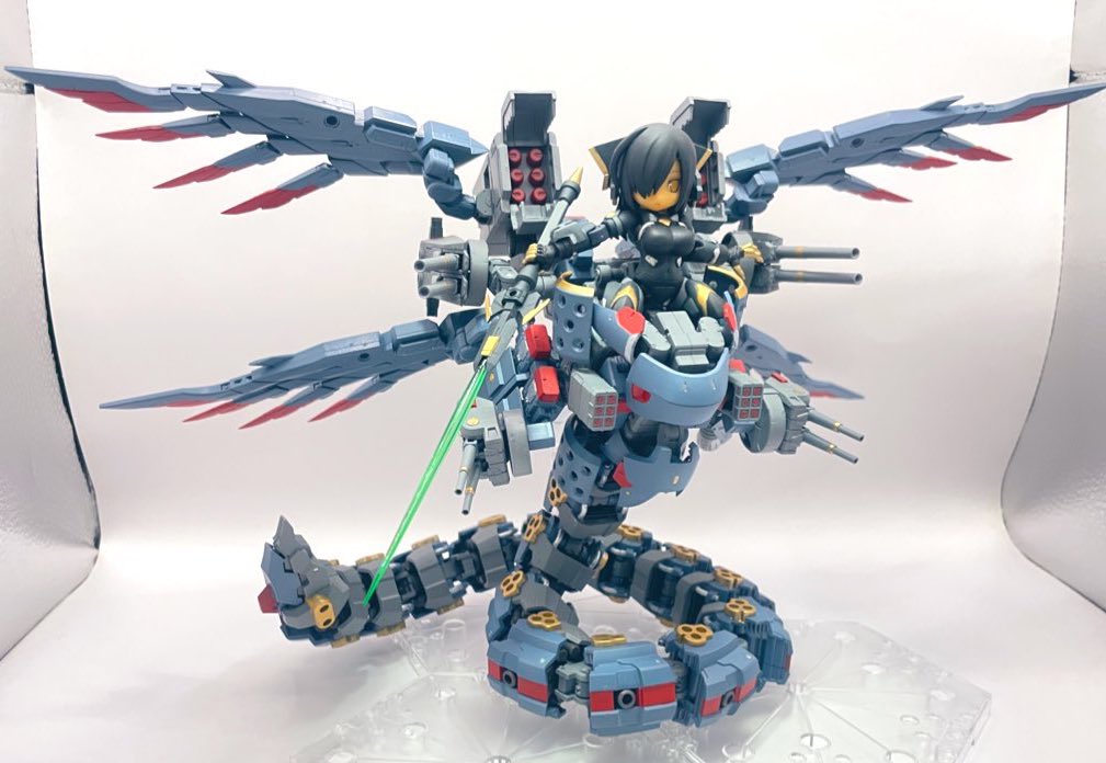 myojin1230's tweet photo. #私のヤバい初手と完成　
#デスクトップアーミー　

こんなに長くなる予定では無かったかもしれない https://t.co/bs2gcGcnKb