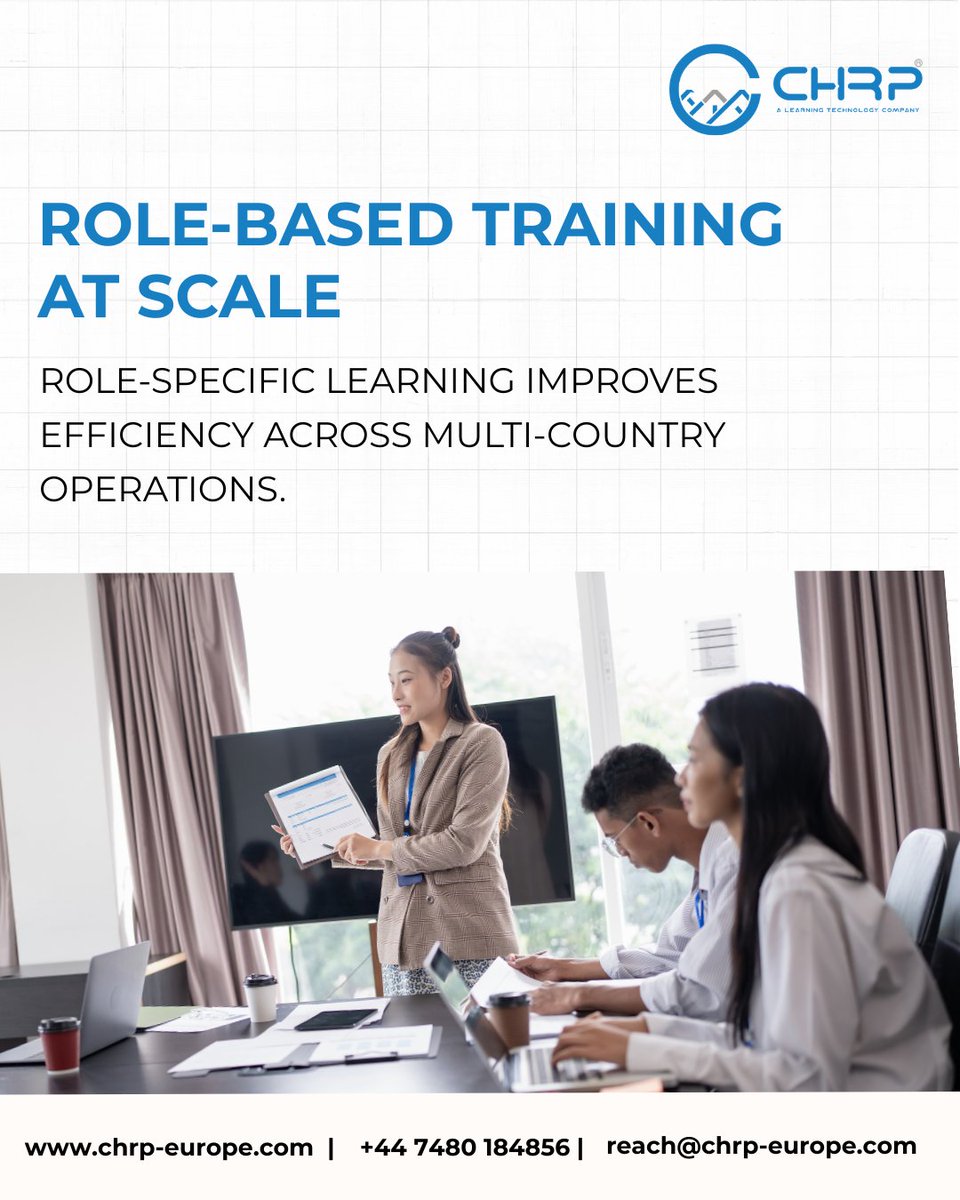 chrp_europe's tweet image. Scaling training is not about volume—it’s about relevance.

Connect with us to design role-based learning frameworks for your organisation.

📩 reach@chrp-europe.com | 🌐 chrp-europe.com | 📱 +44 74801 84856
#RoleBasedTraining #EnterpriseLearning #WorkforceTransformation
