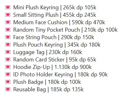 [PO ONLINE] NCT DREAM - LINE FRIENDS 'SWEET DREAMIEZ'

💸 Price On Pict
✅ Est Bersih Ina
⏰ Close : 03/03/2026
✅ GO Line
💌 Chat for join GO : line.me/ti/p/24CrWW6ESM

wts dreamiez sweet line friends kkyupping jjed jjopoo dreamiez v4