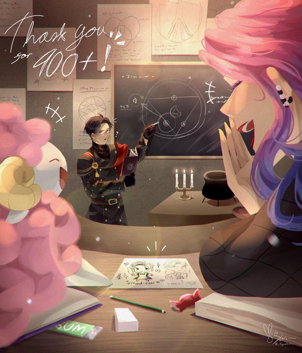 I'm super late but thank you for 400+!
I'm so grateful to be able to share my work and the things I love with you guys. I hope to continue to bring you all joy ^^ ♡

#obeyme #obeymelucifer #obeymethirteen