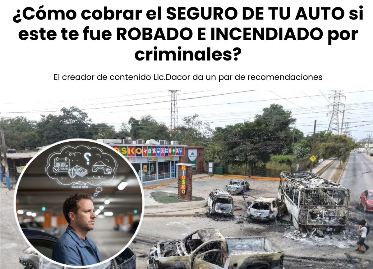 Si en un bloqueo te bajan del vehículo mediante intimidación o fuerza, jurídicamente hay desposesión violenta. Eso encuadra como robo con violencia. En términos de seguro, el evento asegurado es el robo total: hubo pérdida de posesión derivada de un hecho ilícito. Que después el