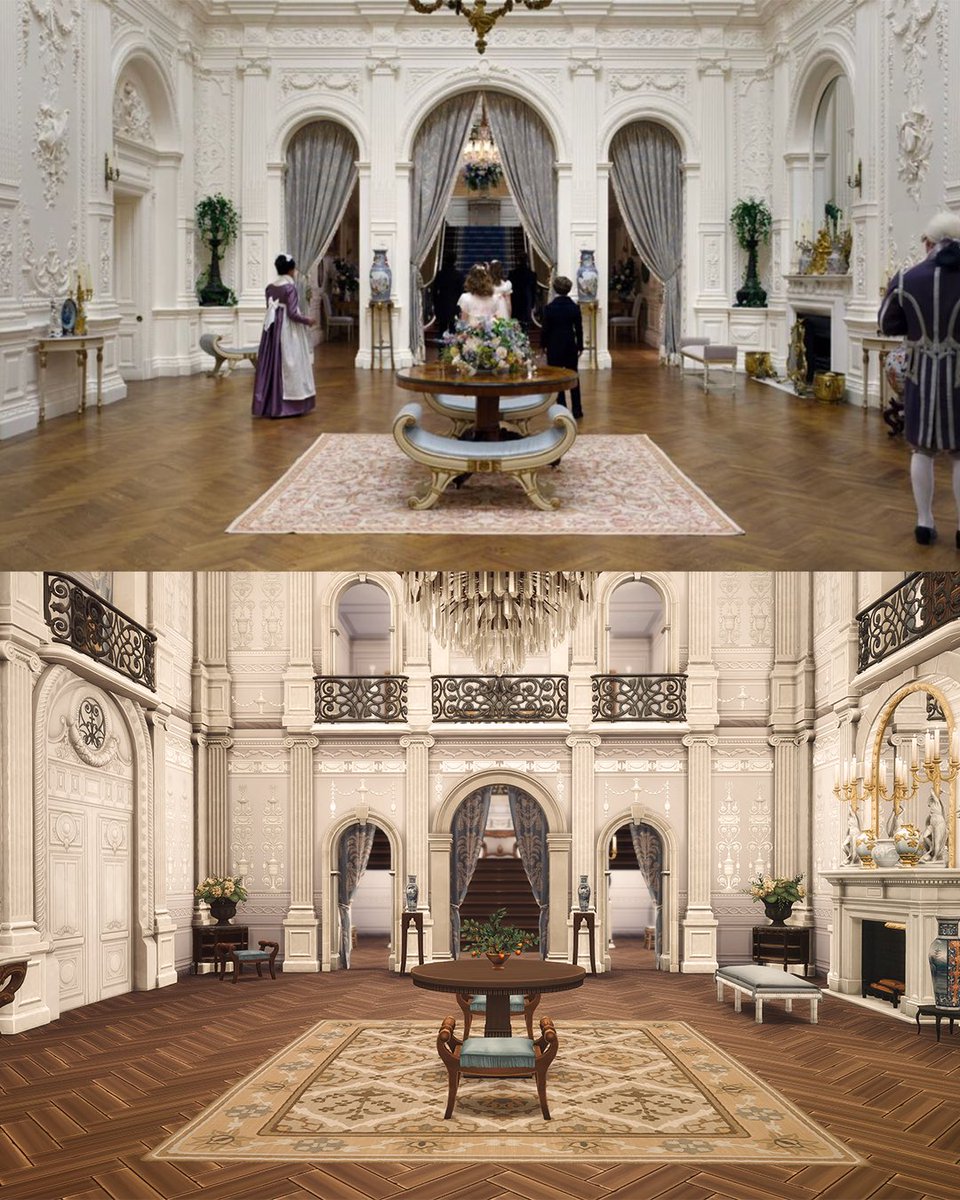 HAPPY BRIDGERTON SEASON 4 PART 2 DAY 😍😍😍

Some side my side shots of my Bridgerton House I built in the Sims 4!!! 🥹😍👀

Watch the video here: youtu.be/jMs9Xkw4Gpk?si…

#sims #sims4 #bridgerton #simsbuild #royaltyandlegacy