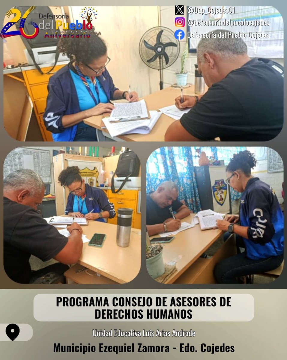 Reunión Interinstitucional: Cronogramas del proceso de formación de los estudiantes postulados para conformar el Programa de Consejos de Asesores de Derechos de los NNA en la Unidad Educativa Luis Arias Andrade el cual, dará inicio el próximo martes 3 de marzo del año en curso