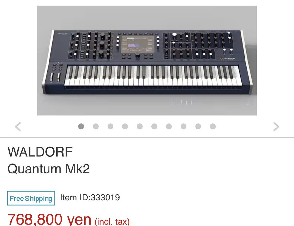 小室ブースの奥に置かれてた気になるシンセはこれの様です。
ウォルドルフだった！しかも名前が‼️

#TMNETWROK #QUANTUM2026 ##FANKS