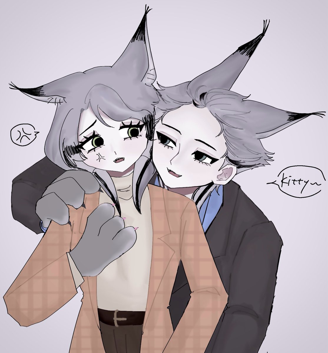 P_L_219's tweet photo. 擬人化キャトキティ https://t.co/ywlt2rFDJn