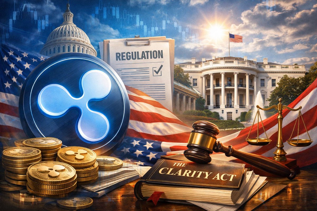 Mlev_13's tweet photo. 🚨🚨🚨 ¡Verificado! Demócratas del Senado se reúnen HOY 2:30 PM ET para discutir Clarity Act (estructura crypto). Deadline Casa Blanca: 1 marzo para stablecoins. ¡Regulación clara incoming!  #XRP #Ripple #ClarityAct #CryptoChile  Lee: https://t.co/WzEEJecayA https://t.co/Q7eAxLni06