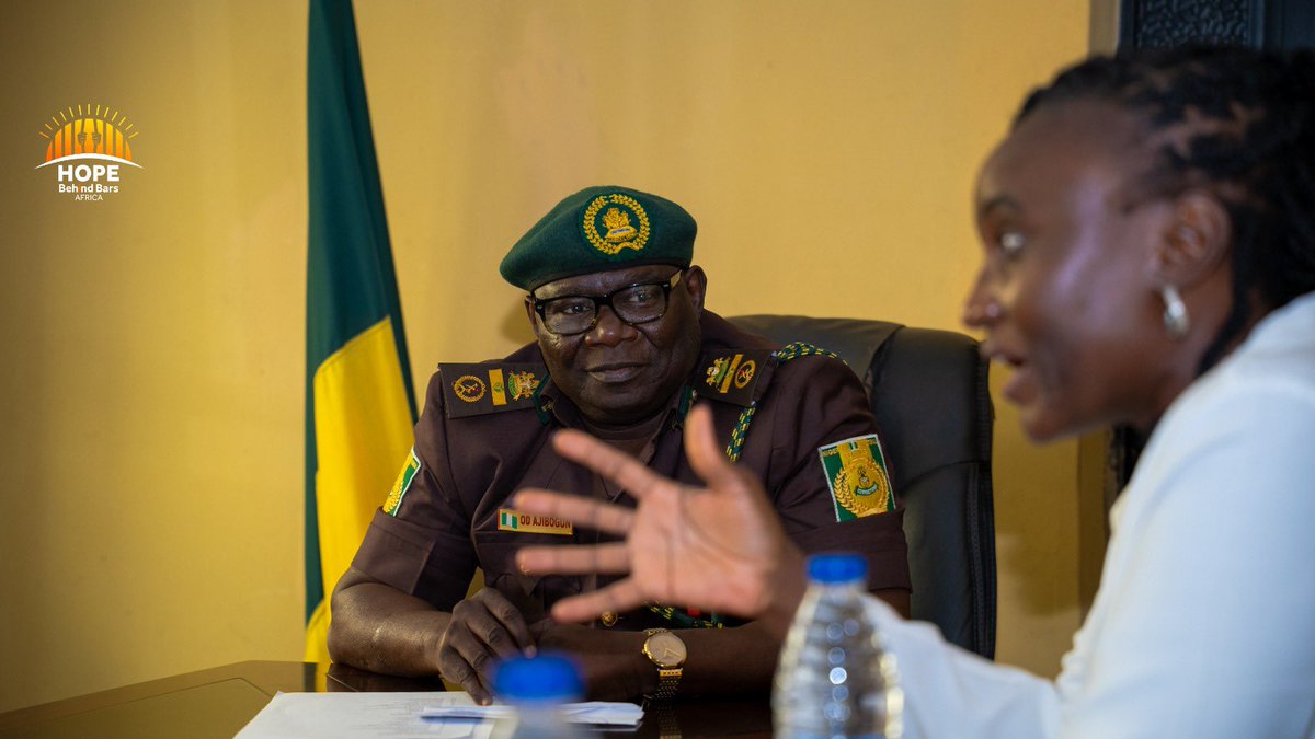 hopebehindbar's tweet photo. As part of our commitment to strengthening institutional partnerships, which remain central to the long-term success of the Farming Justice Project, this week, Hope Behind Bars Africa met with Nigerian Correctional Service leadership at Zone A Headquarters, headed by ACG Olatusun Dele Ajibogun, FCSS, fsi, to review progress and explore the expansion of structured rehabilitation programming.

Sustainable impact happens when skill-building and behavioral development are embedded into facility operations, turning reformation and reintegration from theory into practice.

Through the Farming Justice Project, practical skills and behavioral development are advanced in partnership with correctional authorities, creating credible pathways for reformation and reintegration.

The Farming Justice Project is delivered in partnership with the Rule of Law and Anti-Corruption Programme,funded by the European Union and implemented by International IDEA.

To learn more: https://t.co/9yqP2kWli2

#FarmingJustice #RoLACII #EUinNigeria #IDEANg#SeedofSecond#FarmToFreedom