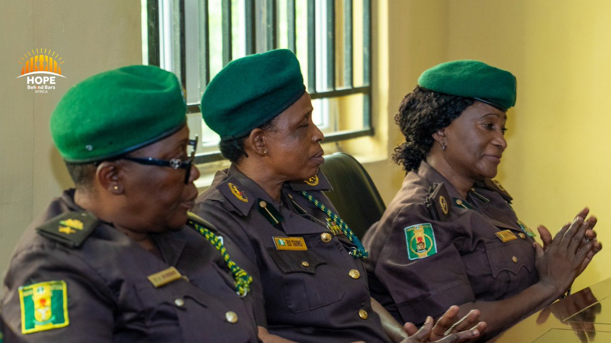 hopebehindbar's tweet photo. As part of our commitment to strengthening institutional partnerships, which remain central to the long-term success of the Farming Justice Project, this week, Hope Behind Bars Africa met with Nigerian Correctional Service leadership at Zone A Headquarters, headed by ACG Olatusun Dele Ajibogun, FCSS, fsi, to review progress and explore the expansion of structured rehabilitation programming.

Sustainable impact happens when skill-building and behavioral development are embedded into facility operations, turning reformation and reintegration from theory into practice.

Through the Farming Justice Project, practical skills and behavioral development are advanced in partnership with correctional authorities, creating credible pathways for reformation and reintegration.

The Farming Justice Project is delivered in partnership with the Rule of Law and Anti-Corruption Programme,funded by the European Union and implemented by International IDEA.

To learn more: https://t.co/9yqP2kWli2

#FarmingJustice #RoLACII #EUinNigeria #IDEANg#SeedofSecond#FarmToFreedom