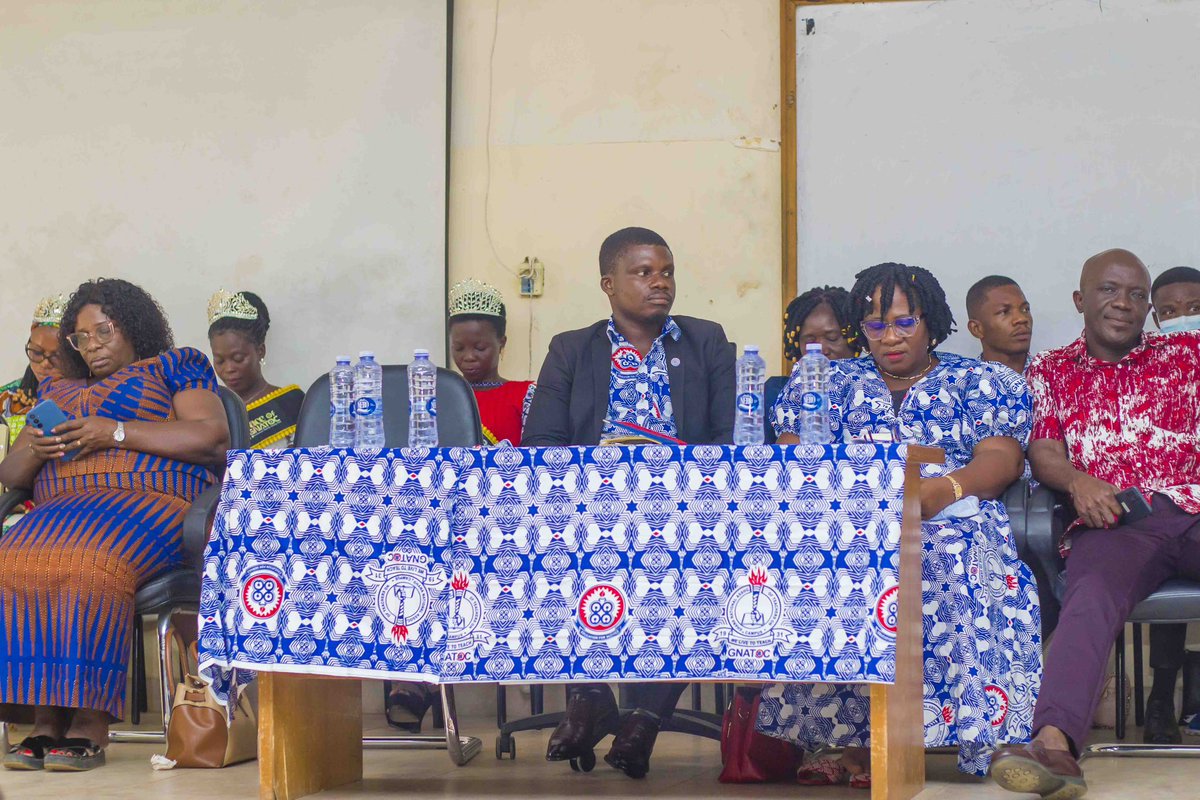 GnatocUew's tweet photo. First General Meeting and Orientation in pictures.
In attendance were:
• Ms. Dinah Anderson (Effutu Municipal Director of Education)
• Mr. Reginald Eduafo Mensah (Effutu Municipal HR)
• The Awutu Effutu Senya GNAT Chairman
• Ms. Linda Cobbah (GNATOC-UEW Patroness) https://t.co/2yCcQLSC4X