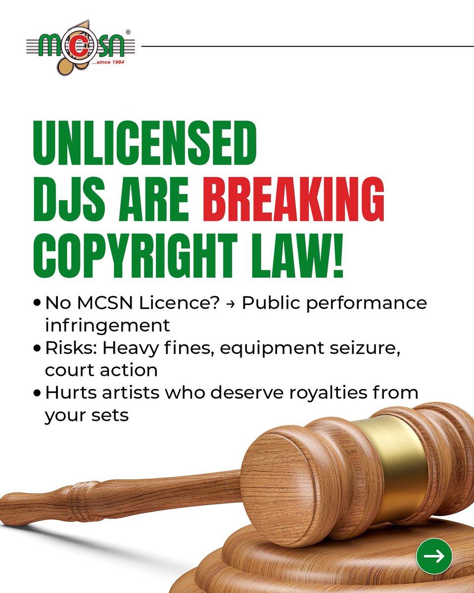 Musical Copyright Society Nigeria (MCSN) tweet media