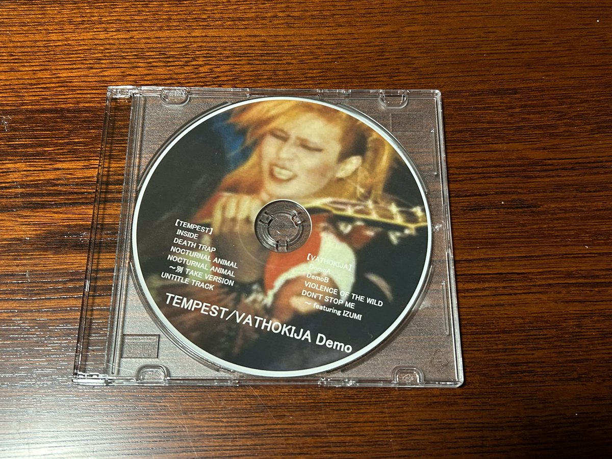 TEMPEST/VATHOKIJA「DEMO」 屍忌蛇さんが在籍していたバンドのデモ音源