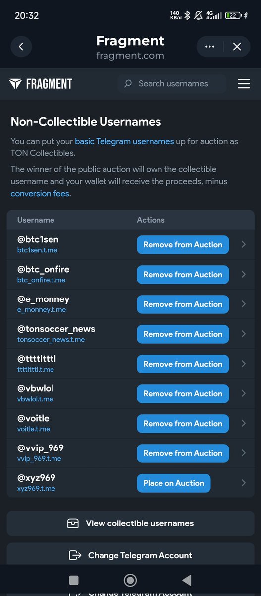 Sell username #Fragment #toncoin #NFTCommunity #ton
@fragment <a href="/toncoin/">TON Coin</a> 

market fragment
app.tonkeeper.com/dapp/https%3A%…