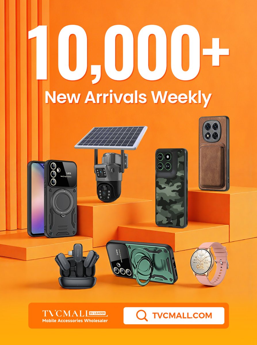 tvcmall_com's tweet image. 🚀 Back to business — and 10,000+ new products every week.

Fresh SKUs. Fast trends. Ready-to-sell mobile accessories &amp;amp; gadgets.

Stay ahead of the market.
📩 DM us to explore this week’s new arrivals: ow.ly/gIC450RTEEI

#Wholesale #MobileAccessories #NewArrivals #B2B
