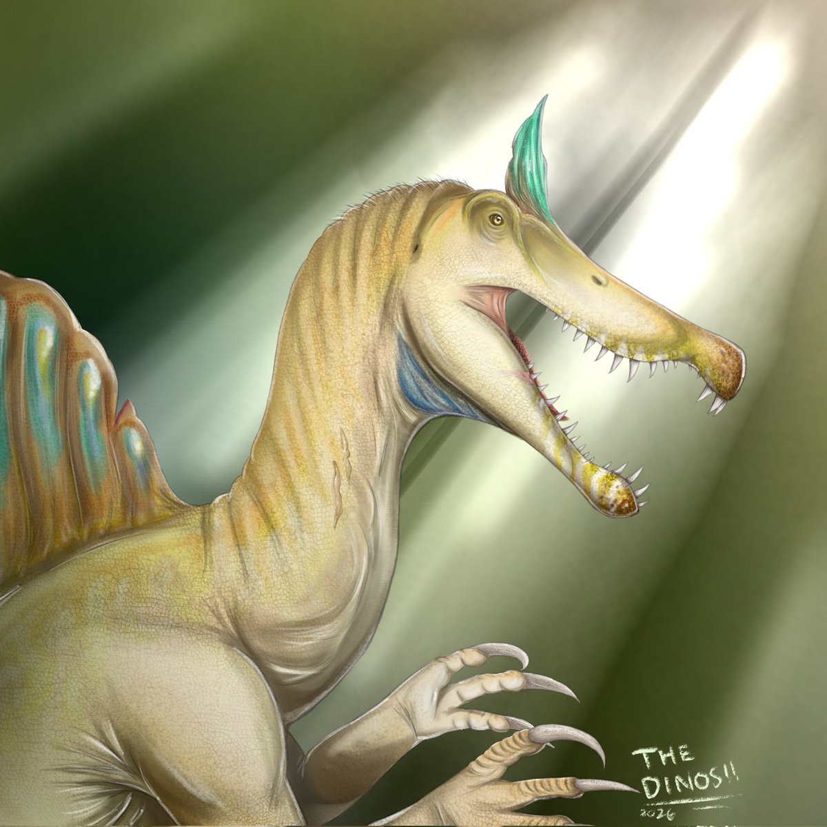 thedinos_ofc's tweet photo. Spinosaurus mirabilis 
#paleoart #dinosaur https://t.co/YOaTUE1ZOx