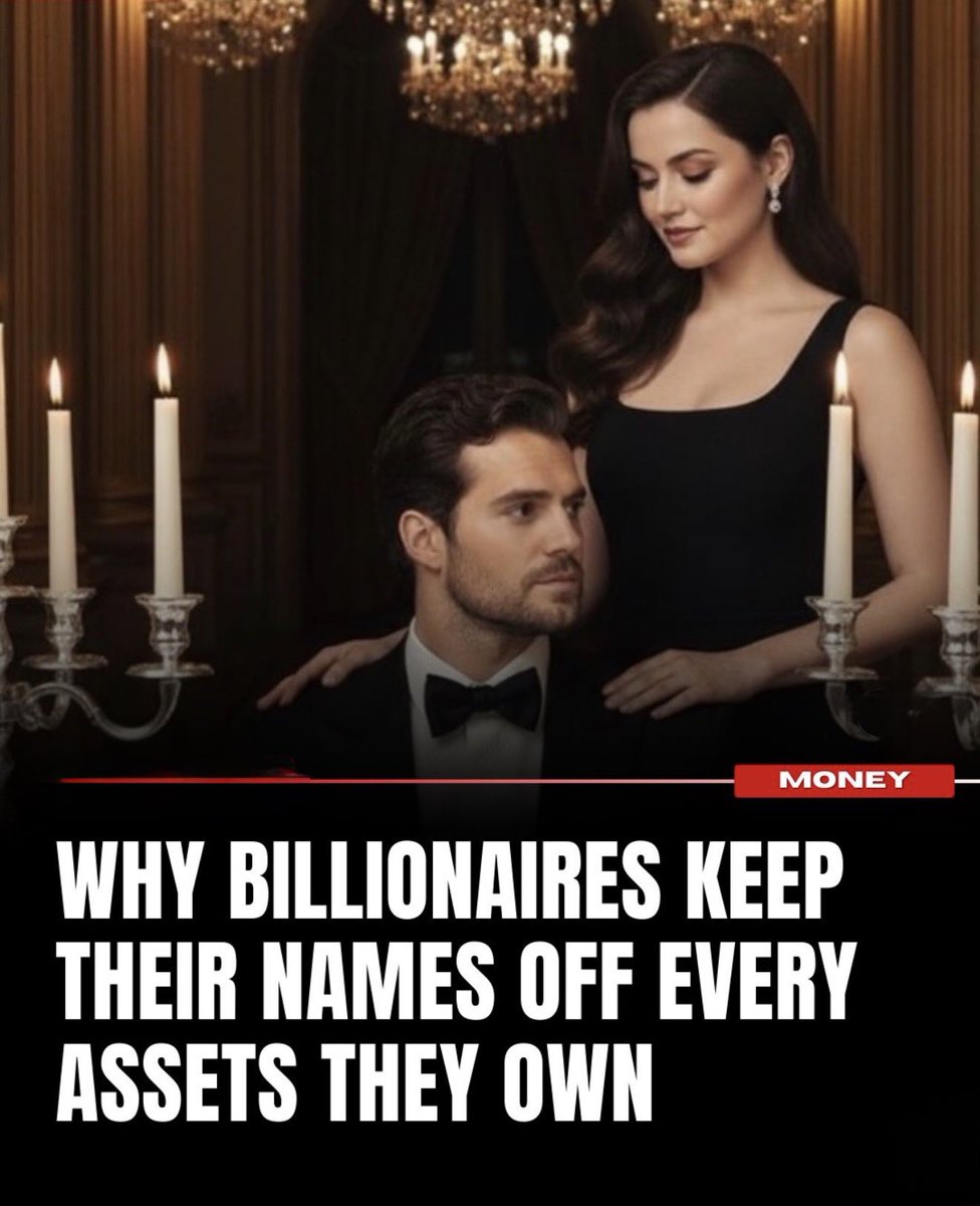 thecapitalistt0's tweet photo. WHY BILLIONAIRES KEEP THEIR NAMES OFF EVERY ASSETS THEY OWN

-Thread-👇 https://t.co/qy5AeKt0U2