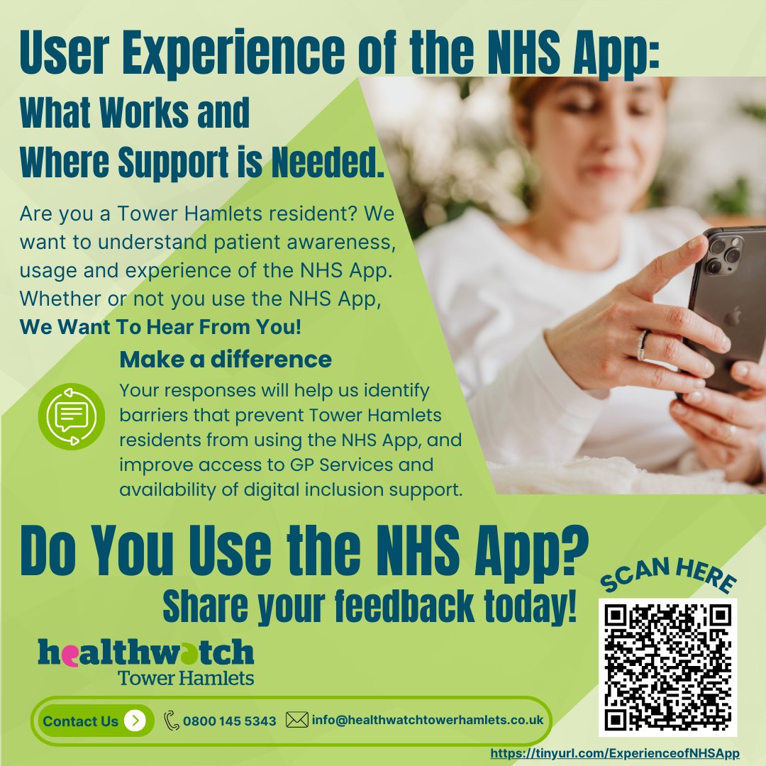 Healthwatch Tower Hamlets tweet media