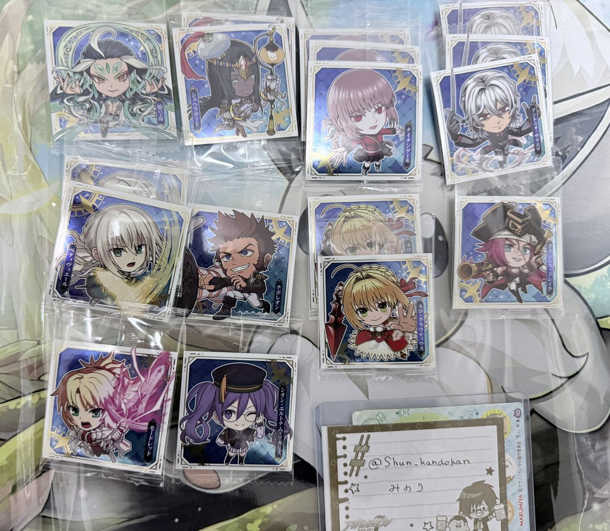 交換】FGOにふぉるめーしょん Fate/Grand Order ウエハース シール