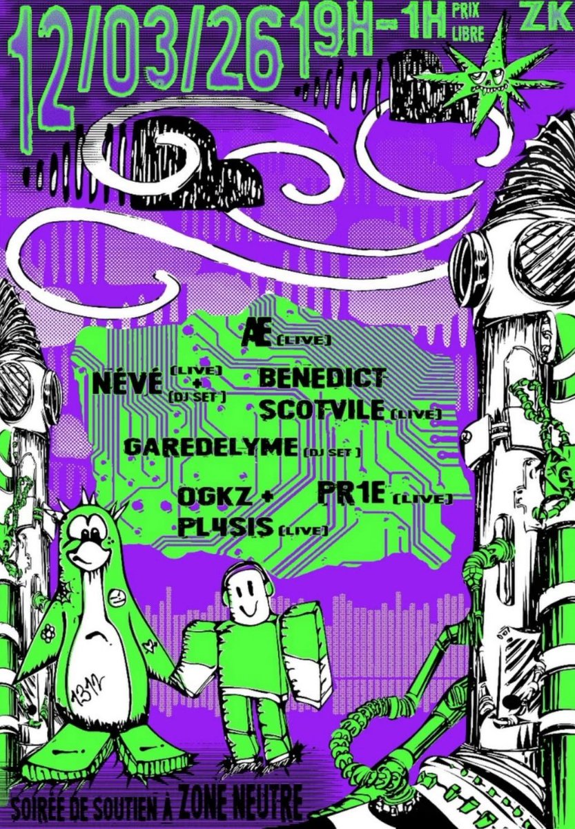 Concert à Bruxelles le 12 mars!!!!! Allez check sur linsta @les_succubes l'endroit sera dit quelques jours avant l'évent

En cette soirée nous soutiendrons ZoneNeutre qui loge des humains là où l'état veut s'en débarrasser, ils font les vrais choses, sortez votre argent liquide!!
