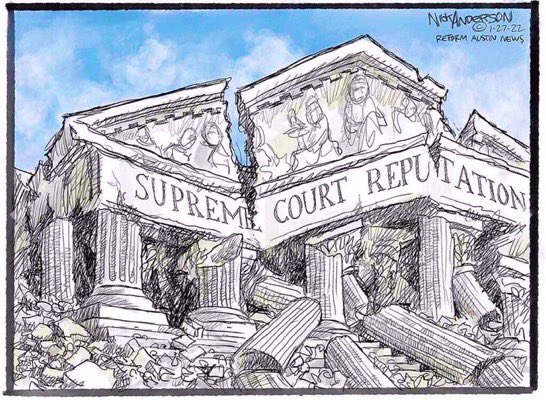 DixieT13's tweet photo. @covie_93 The "legacy" of the "Roberts Court"...
#ReformSCOTUS!! https://t.co/ICSbnW5Quy
