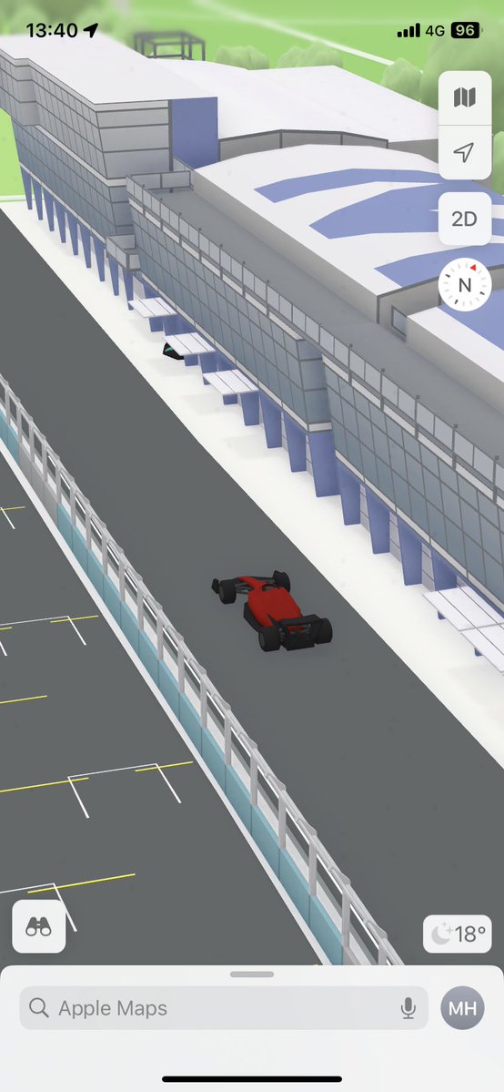 With Apple coming into Formula 1 rights this season, it was always going to be interesting to see how they used their access.

This - on anyone’s generic Apple Maps at Albert Park in Melbourne - is a super exciting way to engage fans.