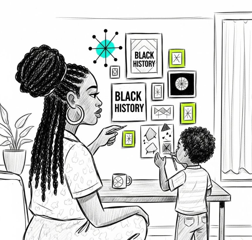 Here's your daily family activity idea to celebrate Black History month:
Make a DIY Black History Month banner or wall display for your home.
#BlackHistoryMonth #BlackHistoryMonth2026 #February2026
