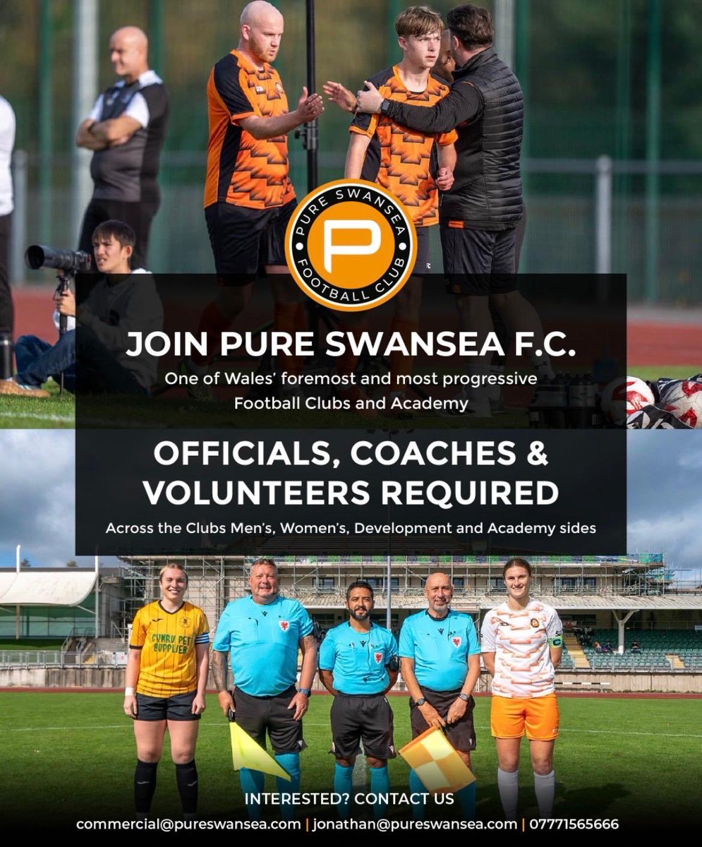 PureSwanseaWFC's tweet photo. ‼️ Join Pure Swansea and help our ambitious club thrive! Reach out if you're interested in getting involved and being part of something exciting 🟠⚫️ https://t.co/JbelqJvBVg