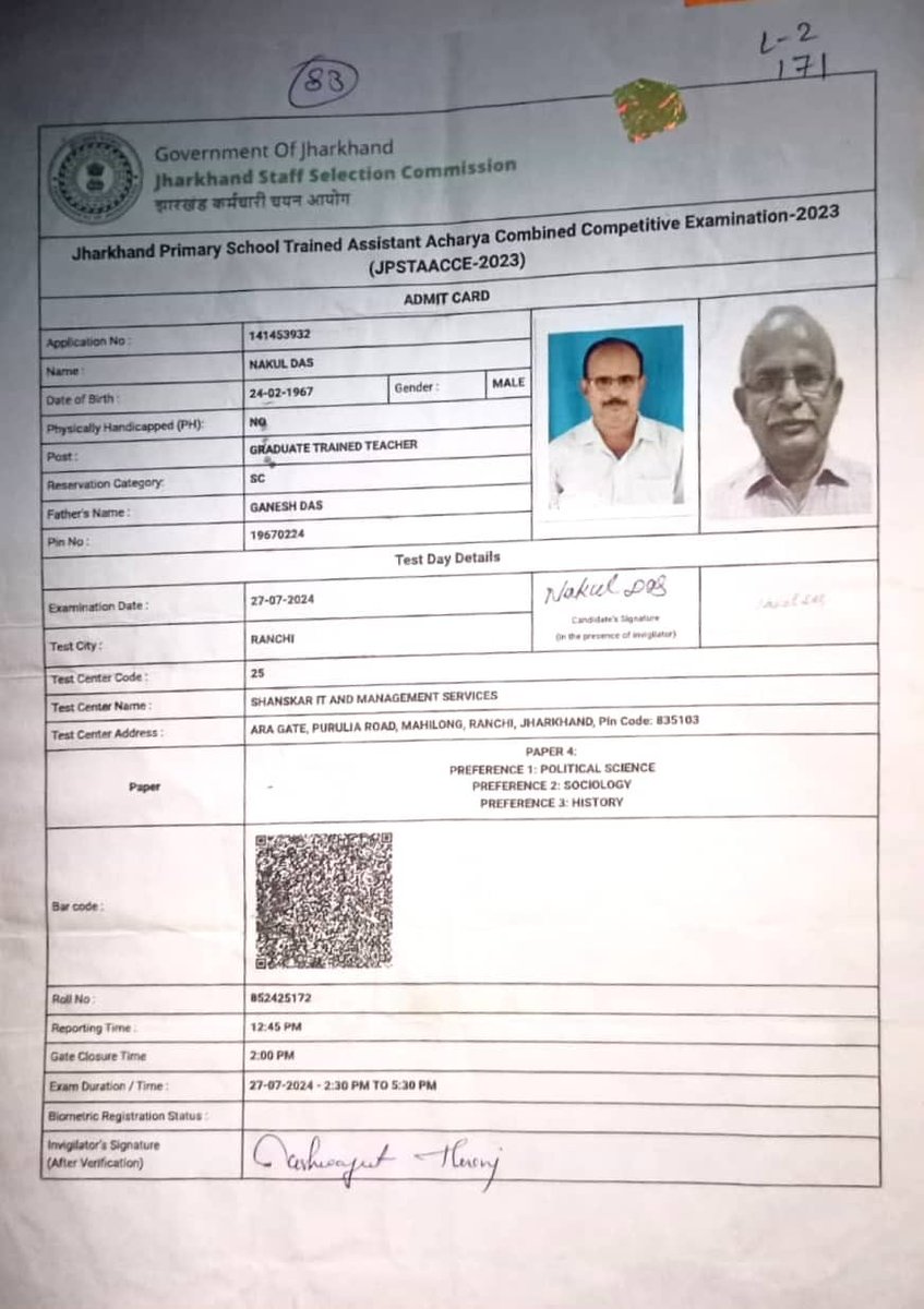 DEVESHK14819783's tweet photo. #JSSCchor_h#Sudhir gupta_sachiv chor hai..mera sahayak acharya me cutoff se jada marks hai and I fullfill all the criteria of selection phir bhi mera selection nahi hona @HemantSorenJMM @JharkhandCMO @yourBabulal  aap sab ko kya bole koi help nahi karta h but vote sabko chahiye https://t.co/DX2iBpEycF