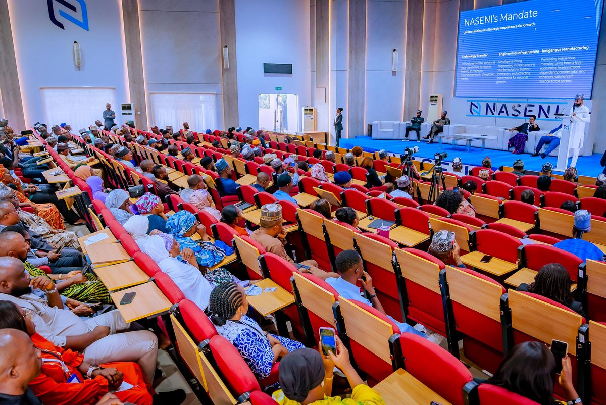 KSHalilu's tweet photo. Before 2023, NASENI had strong technical capacity but was not positioned as a brand. This led to low visibility, weak identity, and limited public understanding of its national role.

On assuming office, we deliberately repositioned NASENI from a research-focused agency to a visible, credible, innovation-driven national brand.

We simply moved from research to products, from unknown to national relevance, and from an agency to an innovation platform.

Today, NASENI is driving technology localisation, industrial production, and economic value creation which is moving Nigeria from consumption to creation.

Pleased to engage staff at the 2026 Orientation and Induction Programme on NASENI as a Strategic National Brand.

#ksh