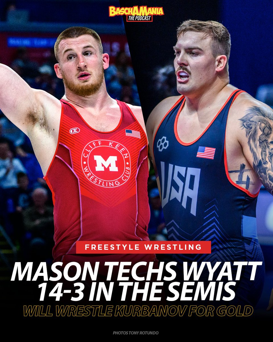 JustinJBasch's tweet photo. Mason Parris Flips The Script! 😳

RAF in December: Wyatt techs Mason Parris 13-2.

Today, Ranking Series: Mason Parris techs Wyatt Hendrickson 14-3.

Mason will now face Kurbanov for Gold, who teched Wyatt in the opening round of 2025 Worlds. https://t.co/pu6pmRZwZg
