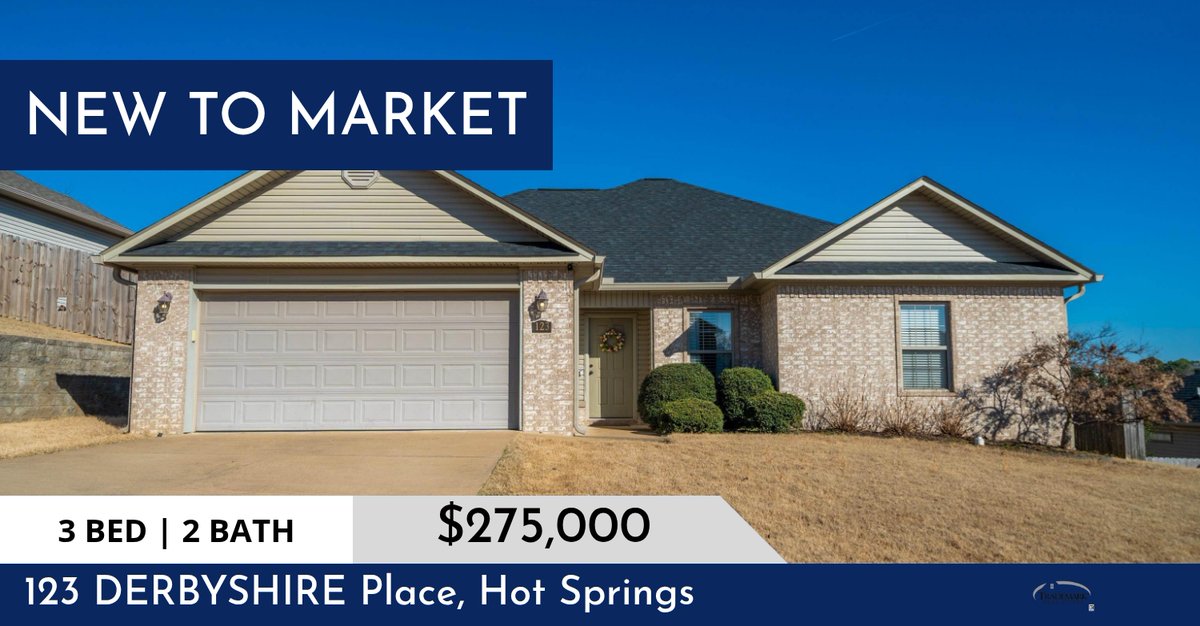 RachReal's tweet photo. 📍 New to Market 📍 Take a look at this fantastic new property that just hit the market located at 123 Derbyshire Place in Hot Springs. Reach out here or at (501) 538-3546 for more information

Rachel Mundy, Realtor
Trademark Real ... https://t.co/5RELbjM9at https://t.co/2spcCz94SM