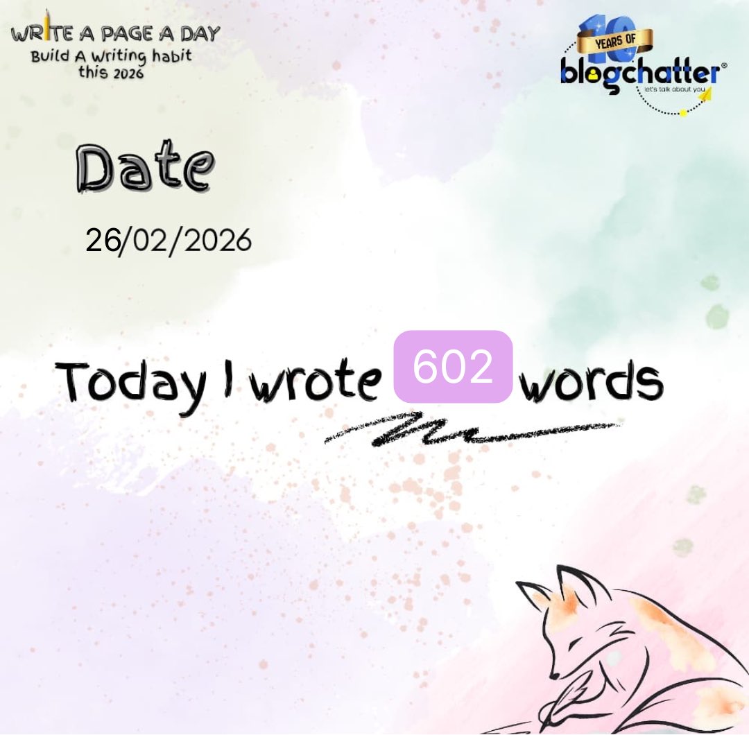ViniAgwl98's tweet photo. Day-26 @blogchatter #WriteAPageADay https://t.co/kM3xNY51kq