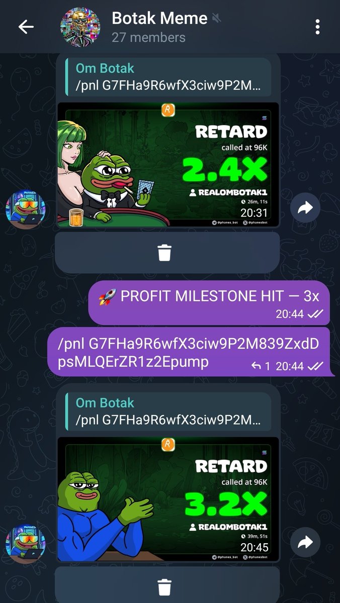 realombotak's tweet photo. $retard hit 3.2x https://t.co/7P0T5L2UCq