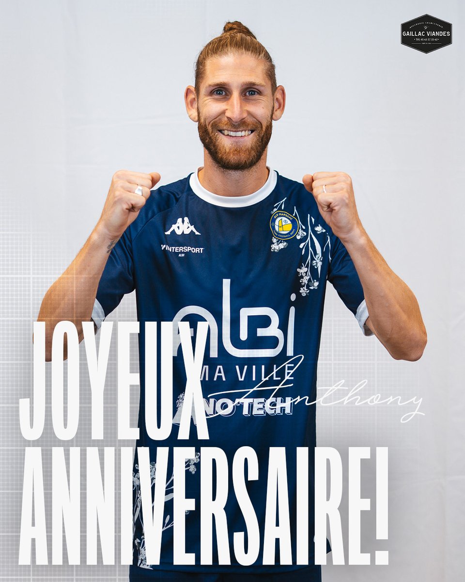 amtf_asptt's tweet photo. 🎂 𝙅𝙤𝙮𝙚𝙪𝙭 𝙖𝙣𝙣𝙞𝙫𝙚𝙧𝙨𝙖𝙞𝙧𝙚
Anthony fête aujourd'hui ses 33 ans ! 💙💛
#AMTF #PlusFortsEnsemble #R1 https://t.co/YB3vjkVVja