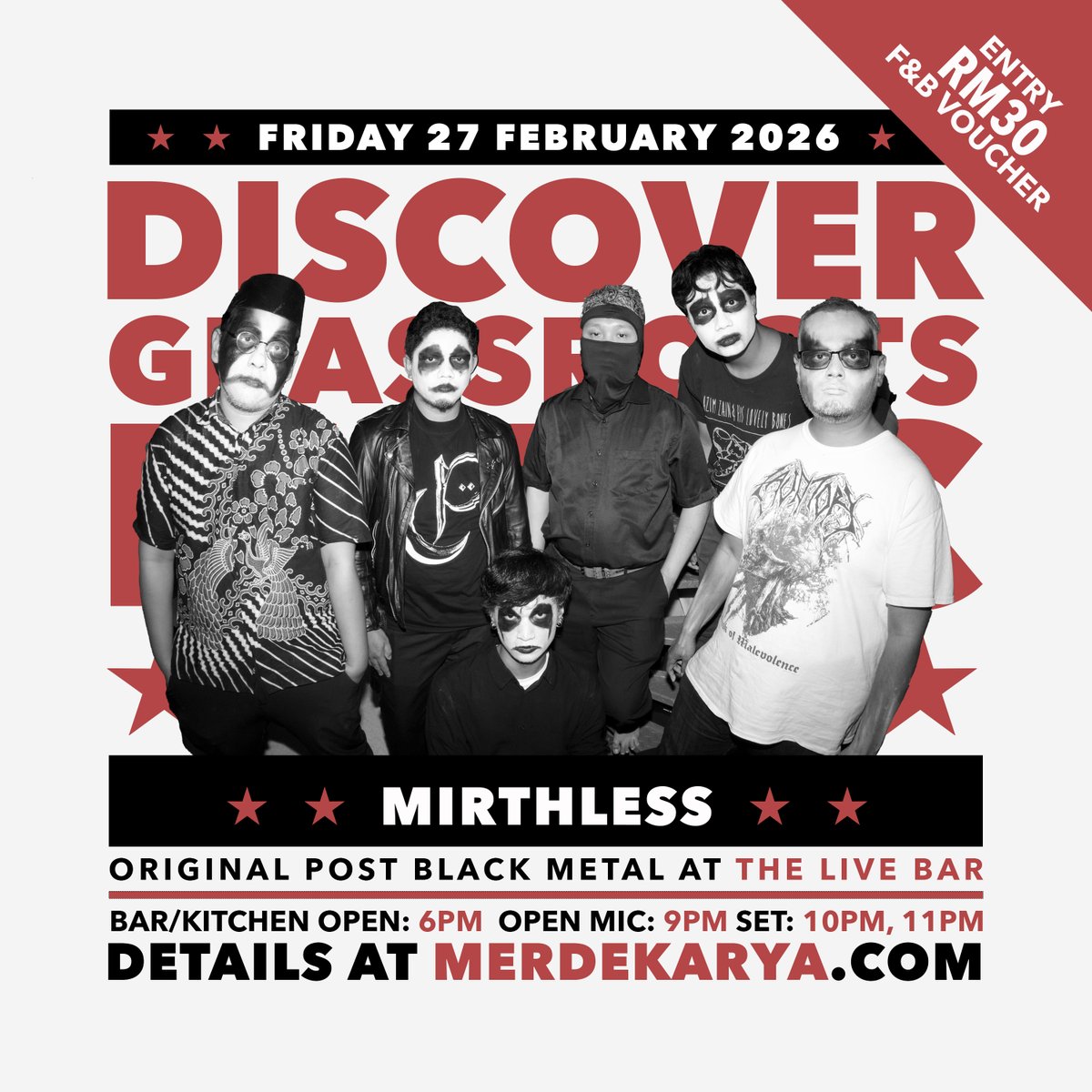 merdekarya's tweet photo. At The Live Bar this weekend. Jom! https://t.co/h3KhPzEu8q